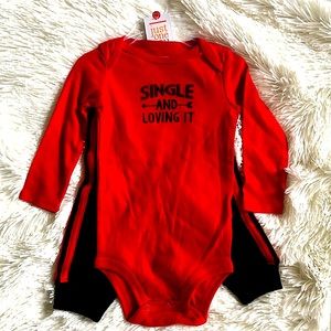 SALE! Baby VALENTINES DAY outfit 9 Months Just One You By Carter’s